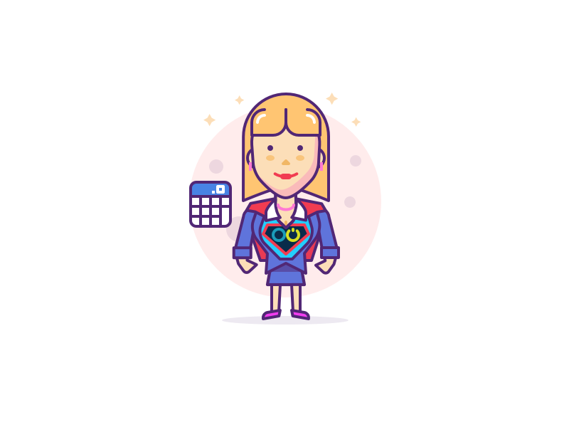 Accountaant character by Darius Dan