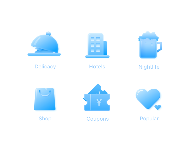 Application icon collection by Victor Hong