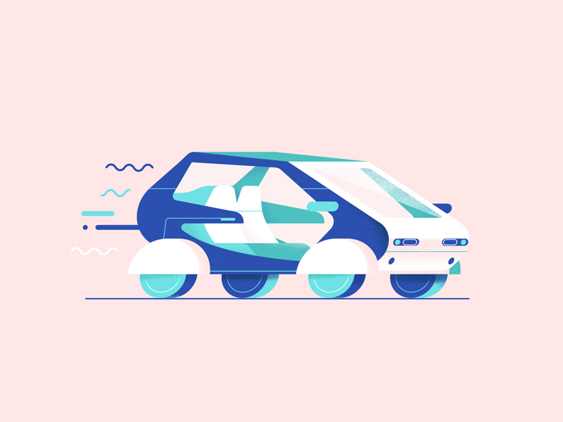 Autonomous Future Car by Down the Street Designs