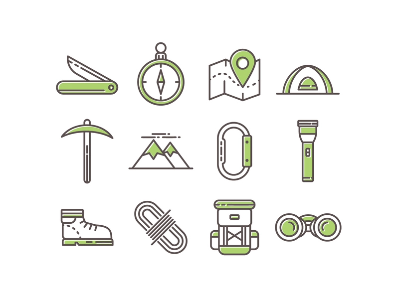 Camping Icon pack by Vecteezy