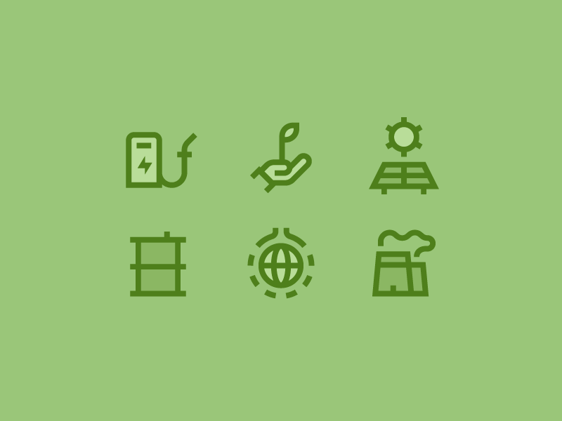 Ecology icon pack by Carlos del Barrio
