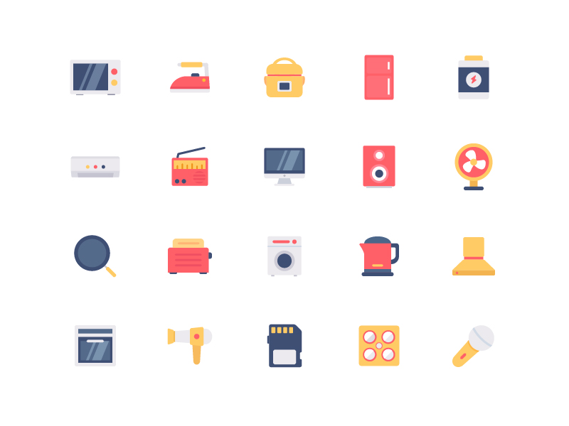 Electric Appliance icon collection by Ken Chao