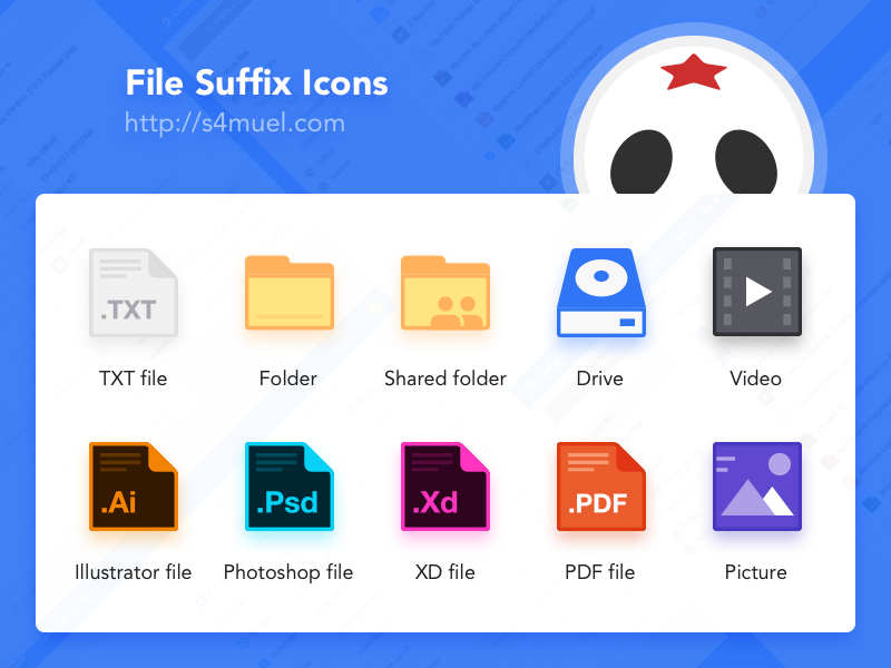 File Suffix icon collection by S4MUEL