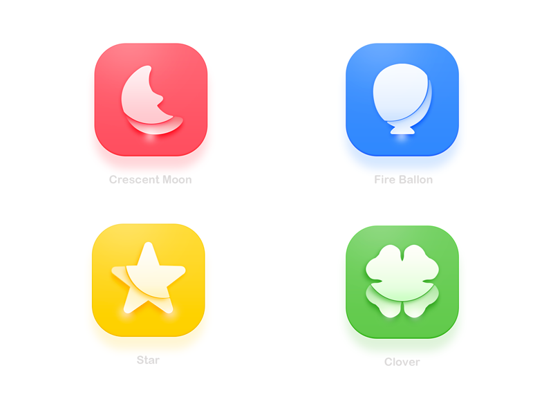 Light weight icon by Yodel Hou
