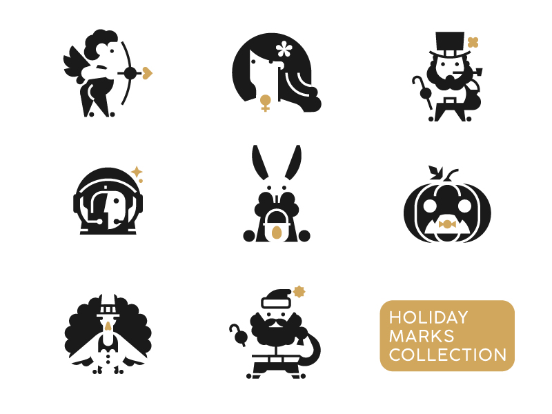 Holiday Marks icon Collection by Dmitry Stolz