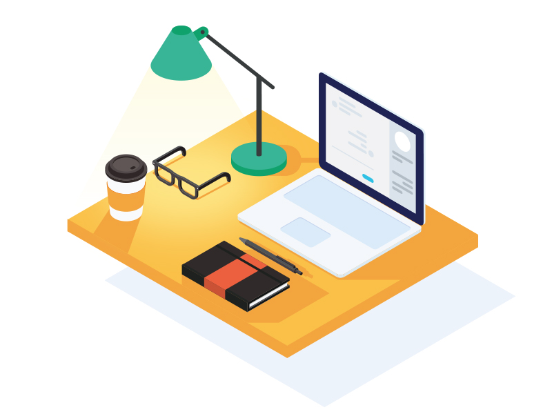 Isometric Desktop by Ricardo Rodriguez