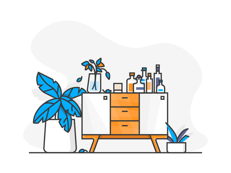 Liquor Cabinet by Vy Tat