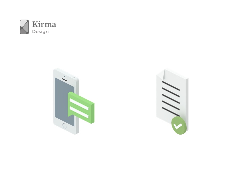 Mobile 3D icons by Andrejs Kirma