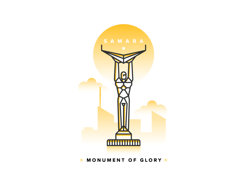 Monument icon by Victor Belinatti