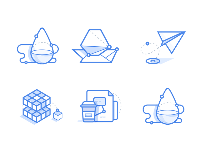 Office stuff icons by Zaib Ali