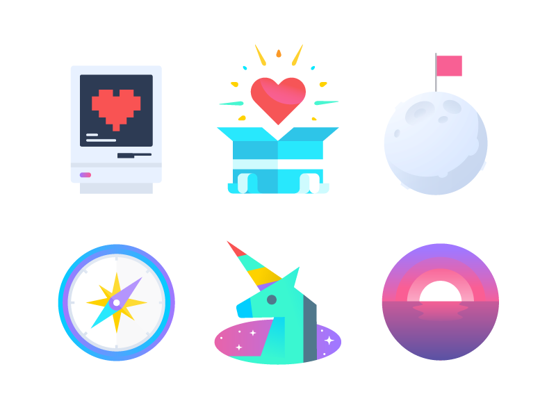 Rando icons by Nick Slater