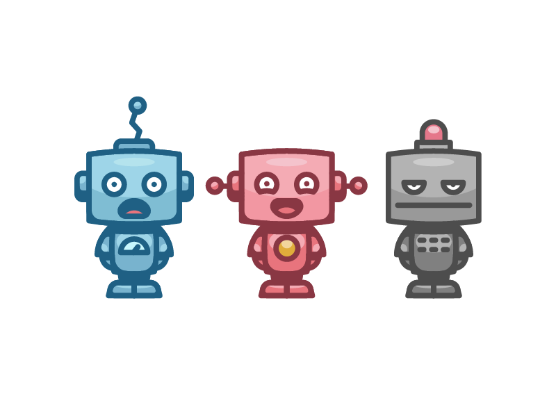 Robots icons by Sergey Ershov