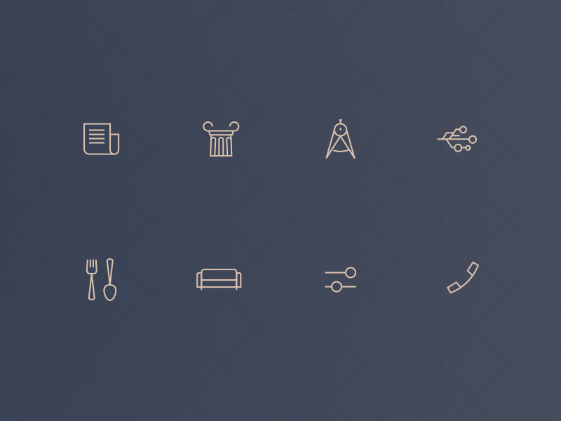 Simple icon set by Andre Revin