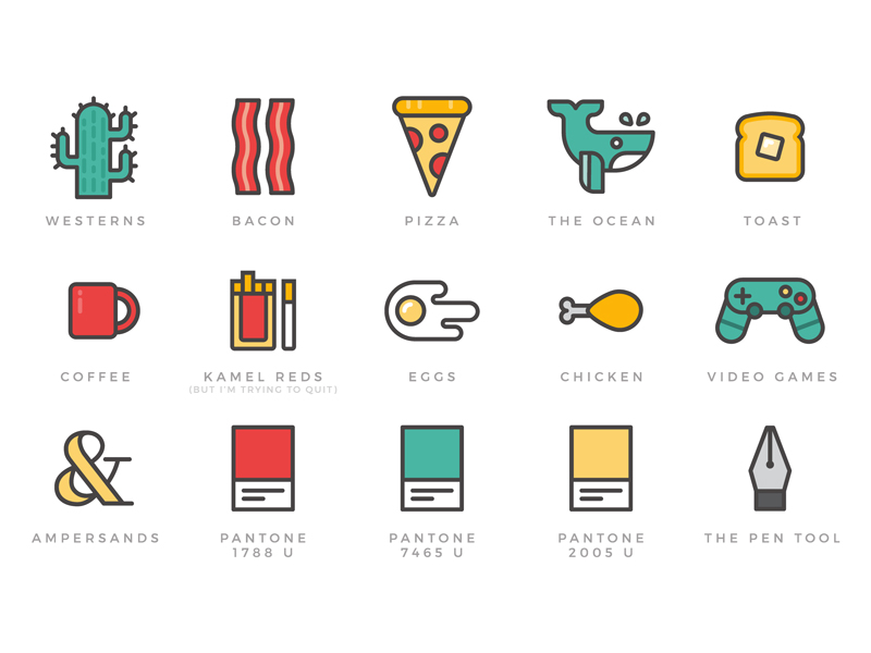 Simple things icon pack by Jess Vandenberg