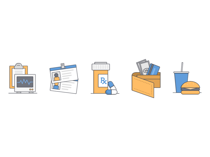 Surgery Prep Icon Set by Melissa Gilliland