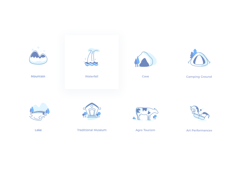 Tourism Icons by Ardias Elga Kurnia