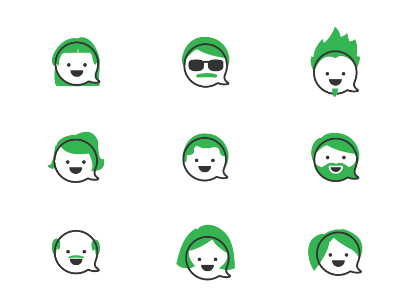 User Avatars for Flock icon collection by Aaron Durham
