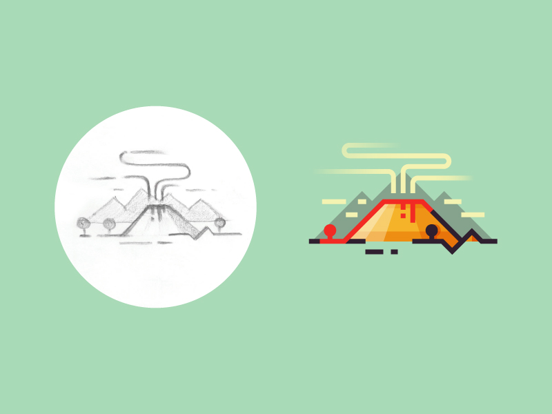 Volcanic Eruption by Infographic Paradise
