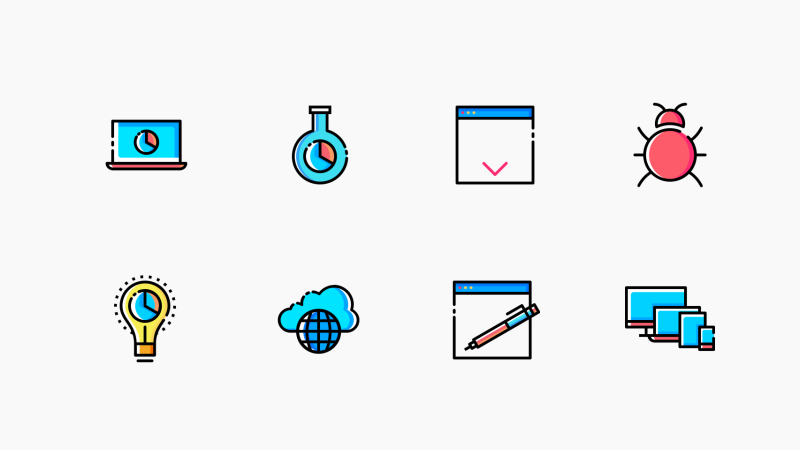 Web SEO and Development icon collection by Chamestudio