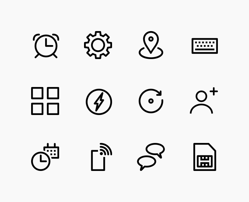 Android User Interface icon set by Jemis Mali