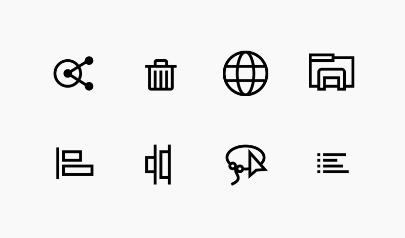 Android and Editor User Interface icon collection by Chamestudio