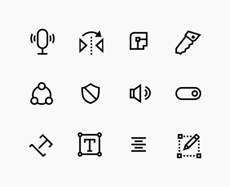 Android and Editor User Interface icon collection by Chamestudio