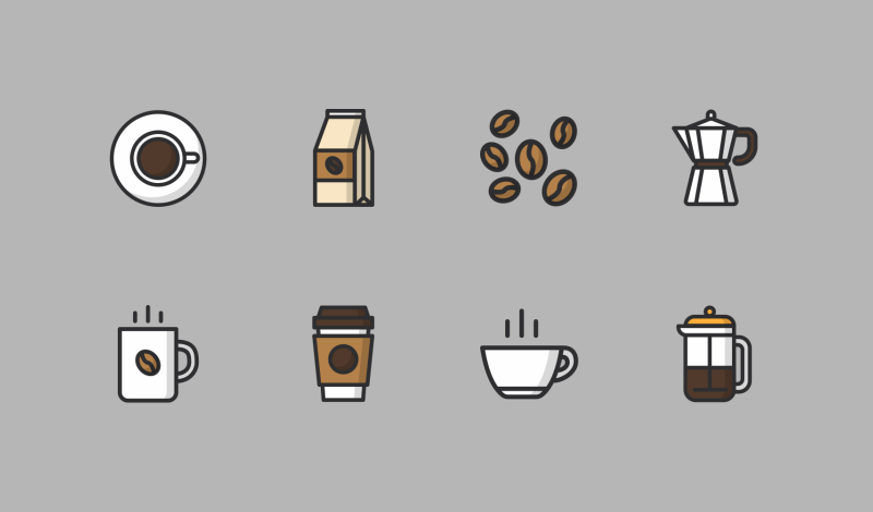 Coffee icon pack by AomAm