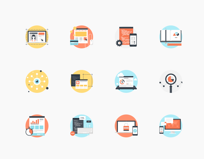 SEO and Development icon collection by Maxim Basinski