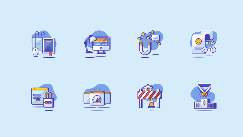 SEO and Startup icon pack by Sooodesign