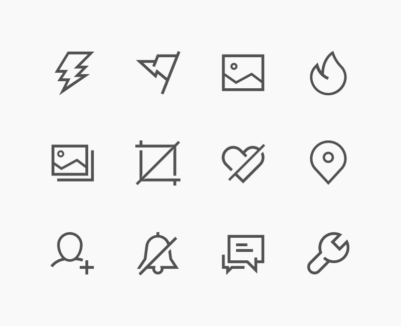 Simple Outline UI icon collection by Kirill Kazachek