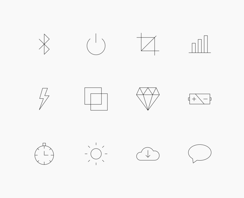 Thin line User Interface UI icon pack by Linseed Studio