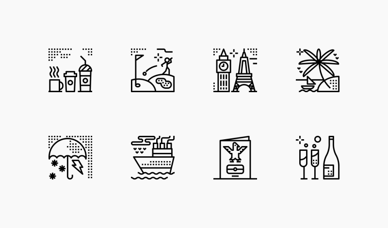 Travel and Places icon collection by Becris