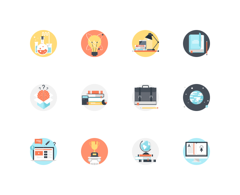 Education And Knowledge icons by Maxim Basinski
