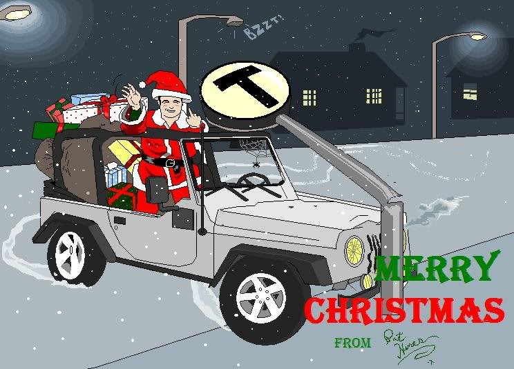 Merry Christmas in Microsoft Paint