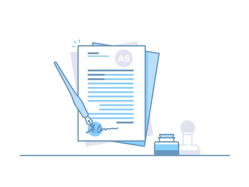 Permitting Licensing illustration by Aleksandar Savic