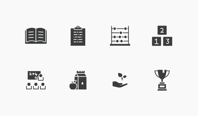 Education icons by Vignesh Oviyan