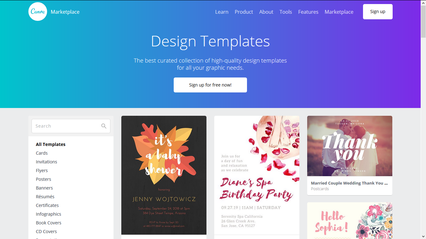 infographic templates canva