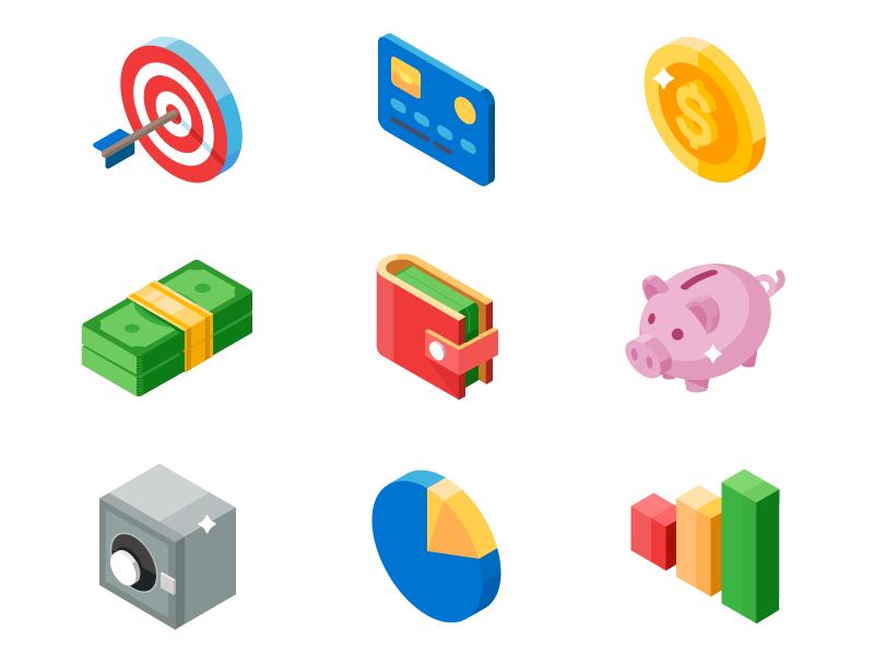business-and-money-isometric-icons-by-sergey-mudruk