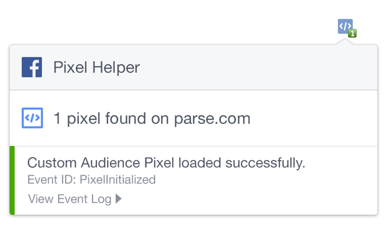 Facebook Pixel Helper