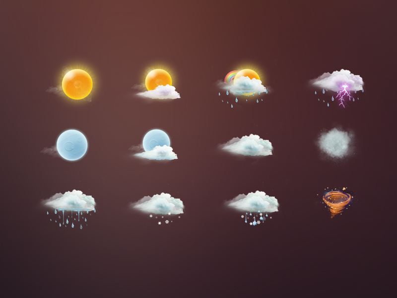 weather-icons-by-graceliu