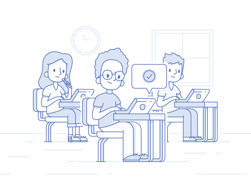 classroom-working-illustration-by-vic-