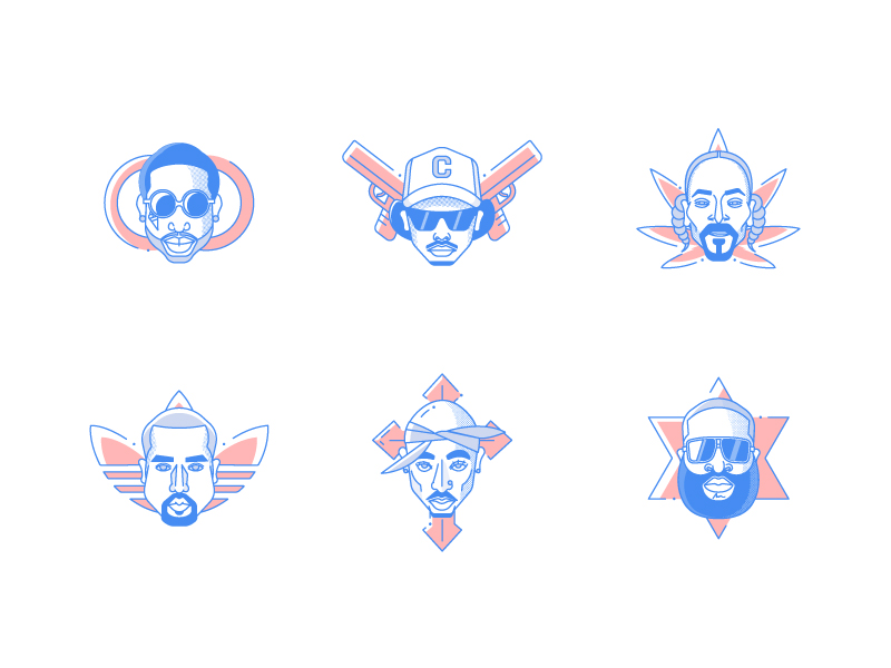 hip-hop-icons-by-tae-s-yang