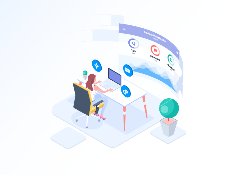 tracking-marketing-roi-illustration-by-dalpat-prajapati