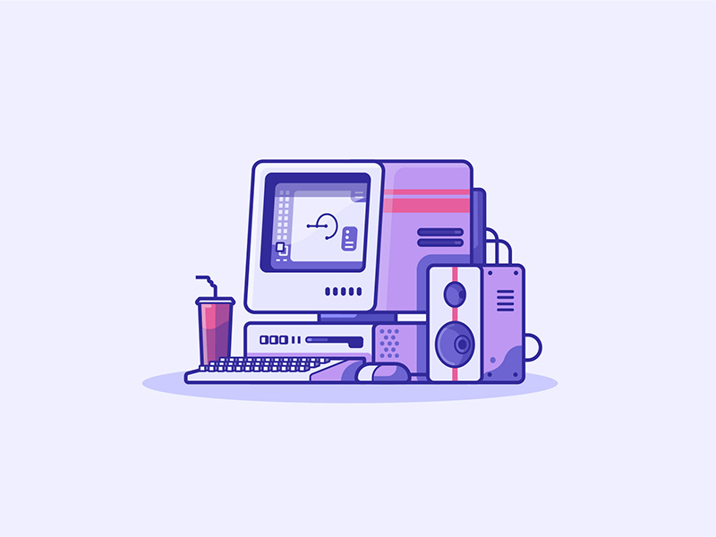 Old Desktop Computer by Francis