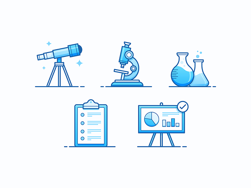 Research icons by Josh Warren