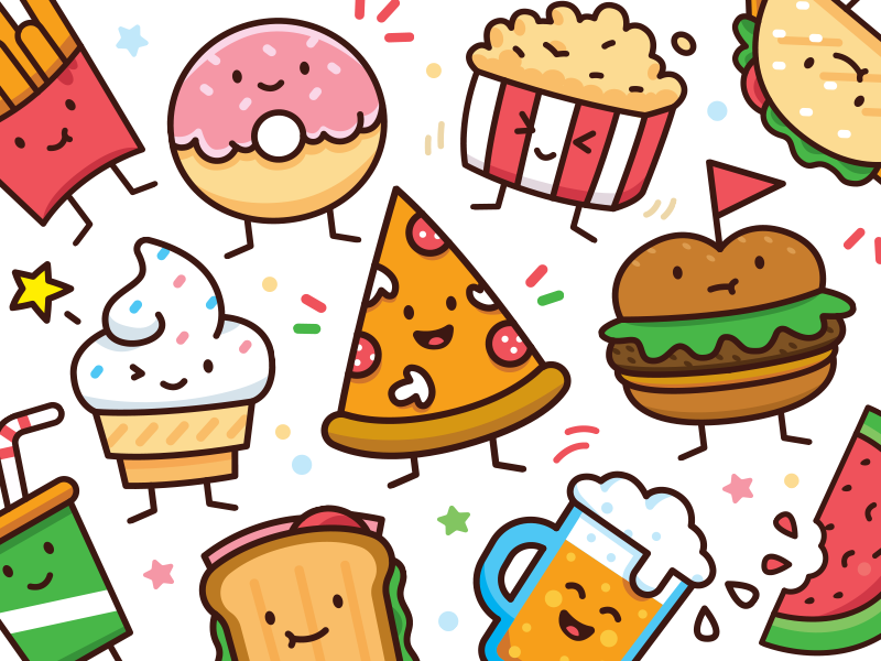 Food Doodle Toolkit by Manu