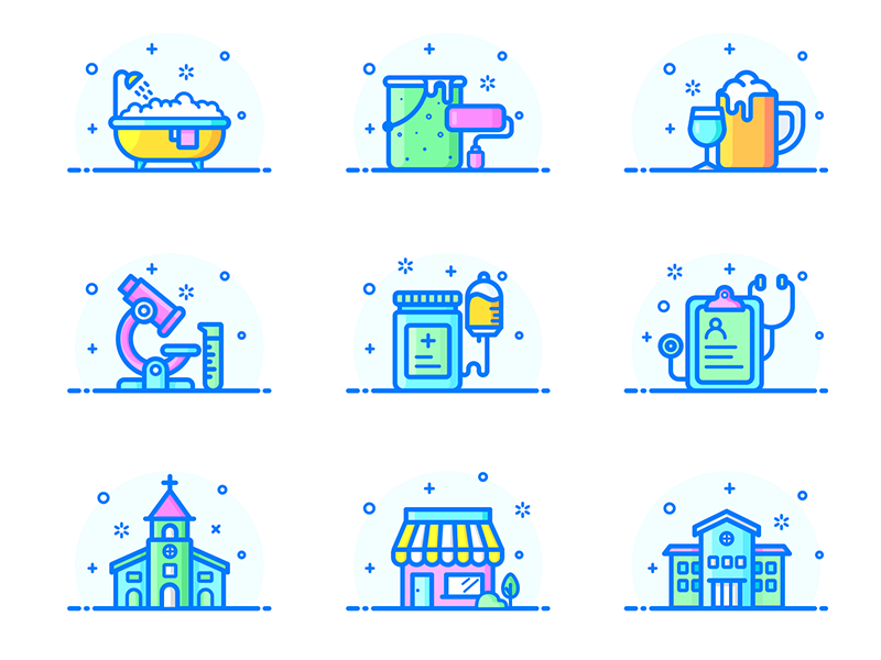 Exercise Icons by Nina