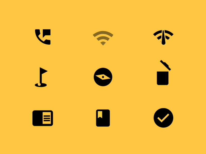 Micro Interactions icons by Shirin Khara
