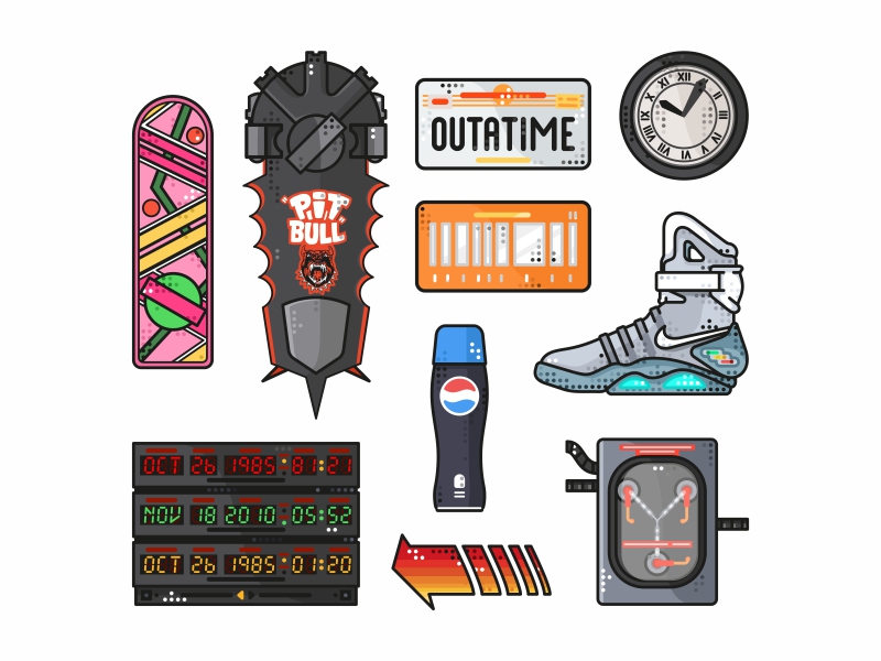 Back To The Future Stuff icons by Aleksandar Savic