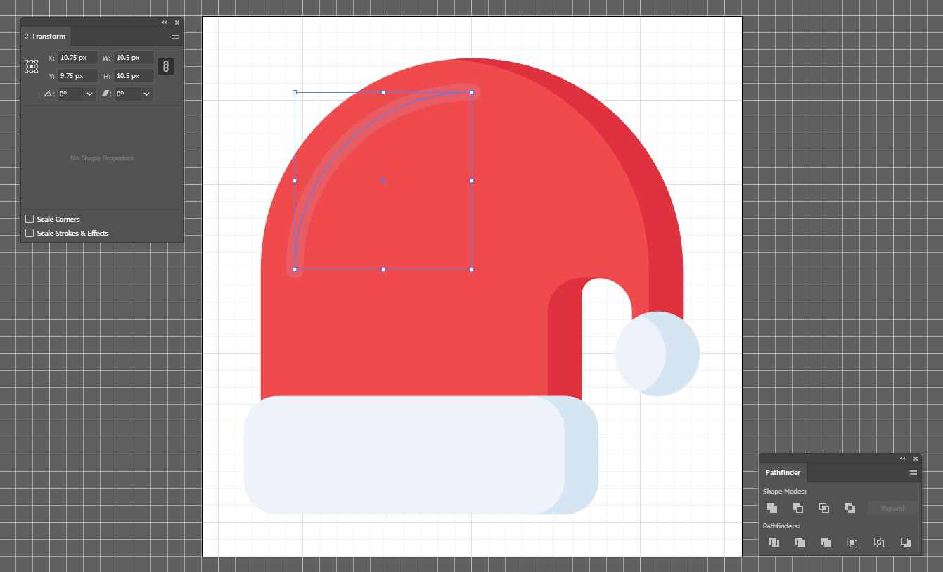 Create half circle